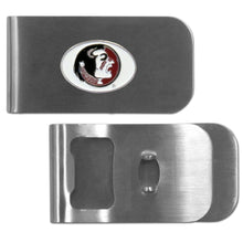 将图片加载到图库查看器，NCAA Team Money Clip Bottle Opener - Assorted Teams Choose Your
