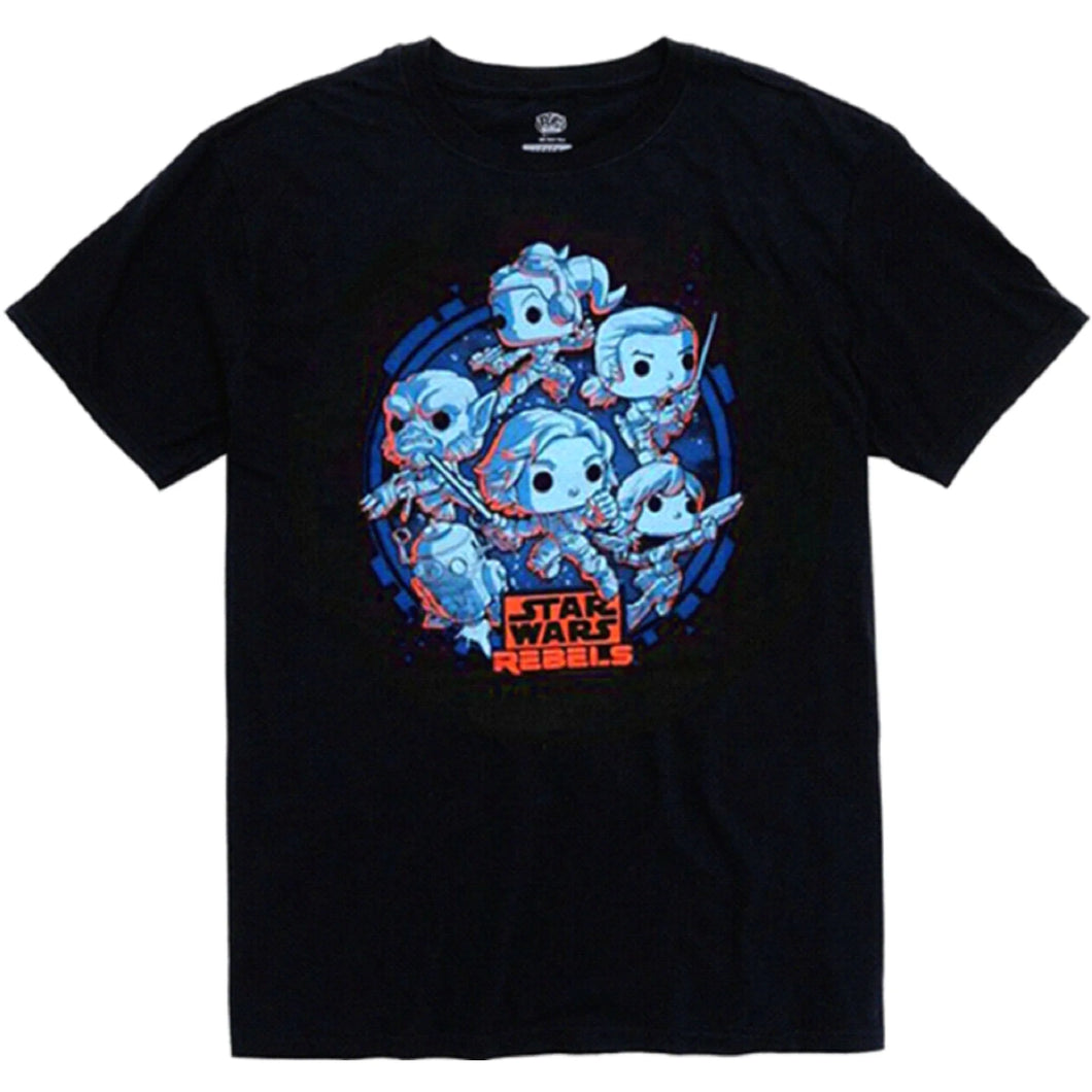 Funko Pop! Star Wars Rebels Men's Black T-Shirt - (XL)