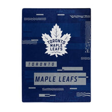 Load image into Gallery viewer, NHL Toronto Maple Leafs 60&quot; x 80&quot; Digitize Raschel Throw Blanket
