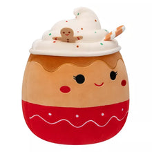 Load image into Gallery viewer, Squishmallows Ginger the Gingerbread Latte 11&quot; 2023 Christmas RARE Edition Stuffed Plush
