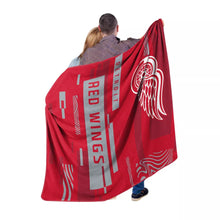 Load image into Gallery viewer, NHL Detroit Red Wings 60&quot; x 80&quot; Digitize Raschel Throw Blanket
