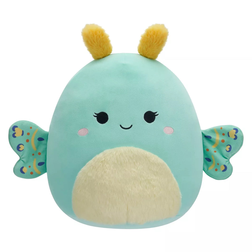 دمية محشوة من Squishmallows Connie the Emerald Moth مقاس 12 بوصة