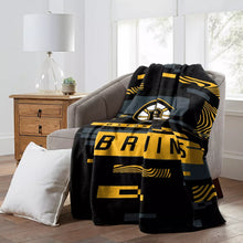 Load image into Gallery viewer, NHL Boston Bruins 60&quot; x 80&quot; Digitize Raschel Throw Blanket
