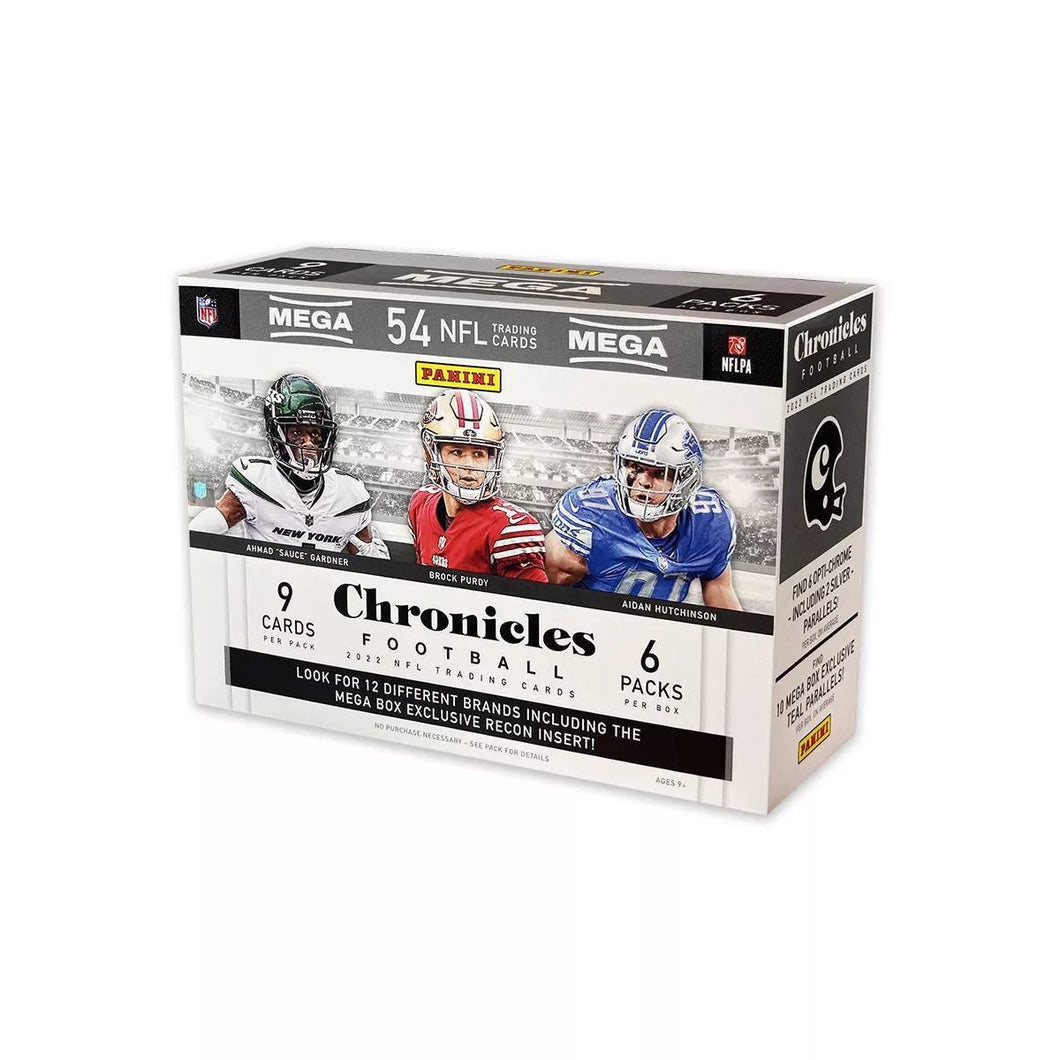 2022 Panini Chronicles NFL Football Trading Card Game Mega Box