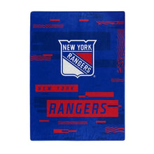Load image into Gallery viewer, NHL New York Rangers 60&quot; x 80&quot; Digitize Raschel Throw Blanket
