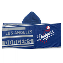 Load image into Gallery viewer, Los Angeles Dodgers Juvy Hooded Towel 22&#39; x 51&quot;
