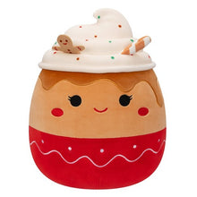 Load image into Gallery viewer, Squishmallows Ginger the Gingerbread Latte 11&quot; 2023 Christmas RARE Edition Stuffed Plush

