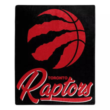 Load image into Gallery viewer, Toronto Raptors Micro Raschel Throw Blanket 50&quot; x 60&quot;
