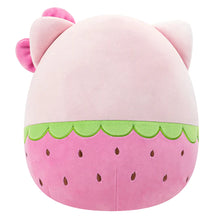 Load image into Gallery viewer, Squishmallows Hello Kitty Pink Strawberry Wearing Bow 12&quot; Sanrio Collection Stuffed Plush
