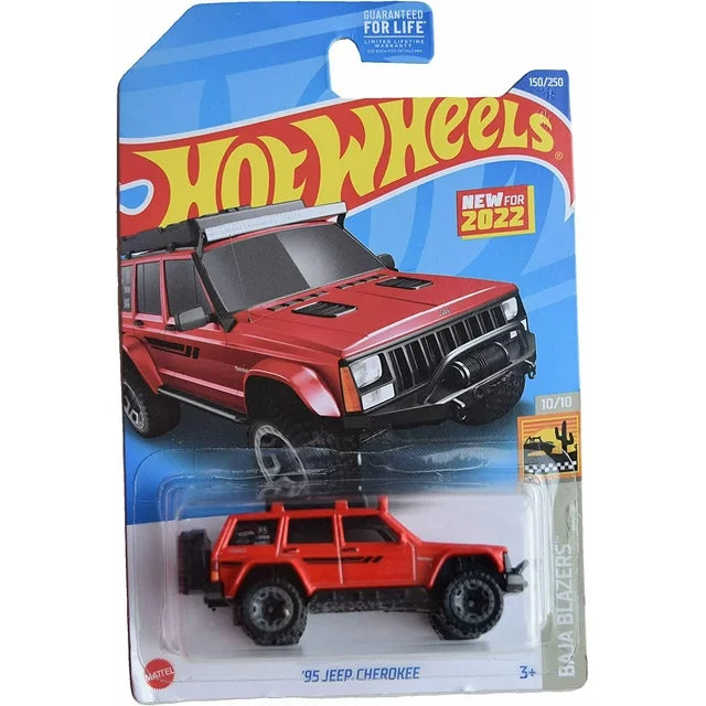 2022 Hot Wheels 95 Jeep Cherokee RED Baja Blazers 10/10 150/250