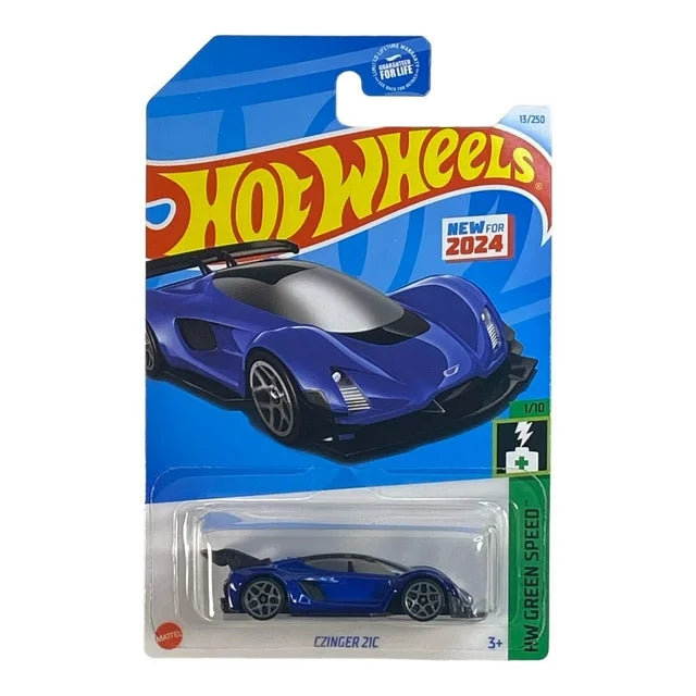 2024 Hot Wheels Czinger 21C BLUE HW Green Speed 1/10 , 13/250