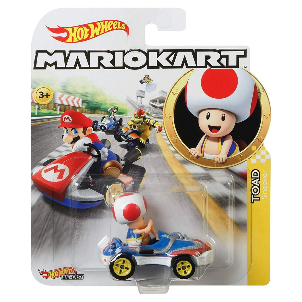 Hot Wheels Mario Kart Toad Sneeker Kart