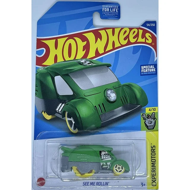 Hot Wheels See Me Rollin' GREEN Experimotors 4/10 54/250