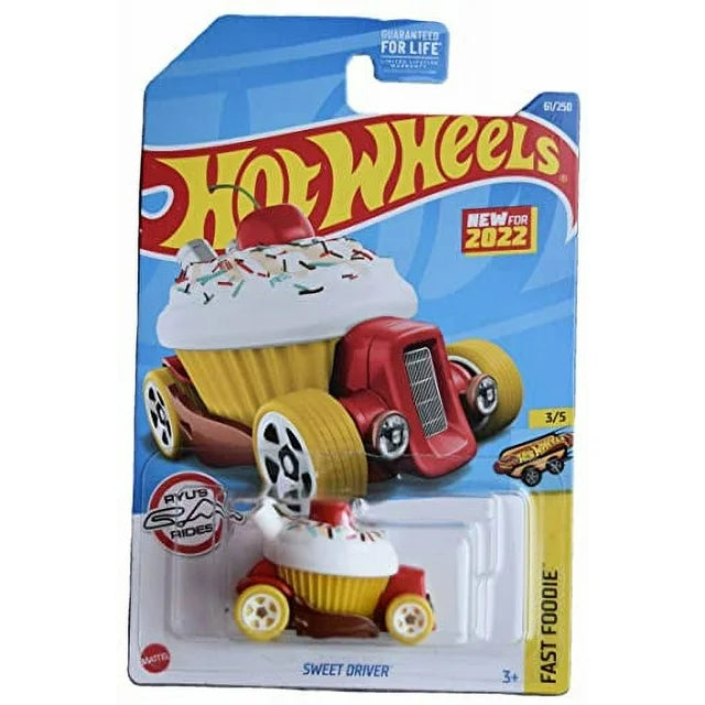 Hot Wheels Sweet DriveryELLOW Fast Foodie 3/5 61/250