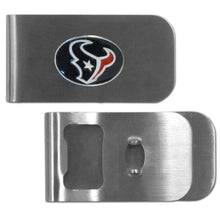 将图片加载到图库查看器，NFL Team Money Clip Bottle Opener - Assorted Teams Choose Your
