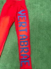 将图片加载到图库查看器，Vertabrae C-2 Sweat Pants Washed (Red &amp; Blue)
