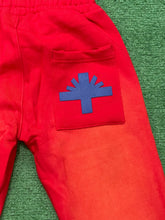 将图片加载到图库查看器，Vertabrae C-2 Sweat Pants Washed (Red &amp; Blue)
