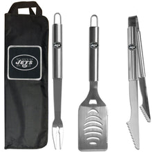 将图片加载到图库查看器，NFL Team 3 Piece Steel BBQ Set - Assorted Teams Choose Your
