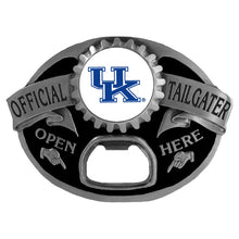 将图片加载到图库查看器，NCAA Team Tailgater Belt Buckle Bottle Opener - Assorted Teams Choose Your
