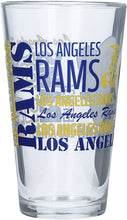 Load image into Gallery viewer, NFL Teams 16 oz Pint Glass - Assorted Team &amp; Style Choose your
