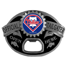 تحميل الصورة إلى عارض المعرض، MLB Team Tailgater Belt Buckle Bottle Opener - Assorted Teams Choose Your
