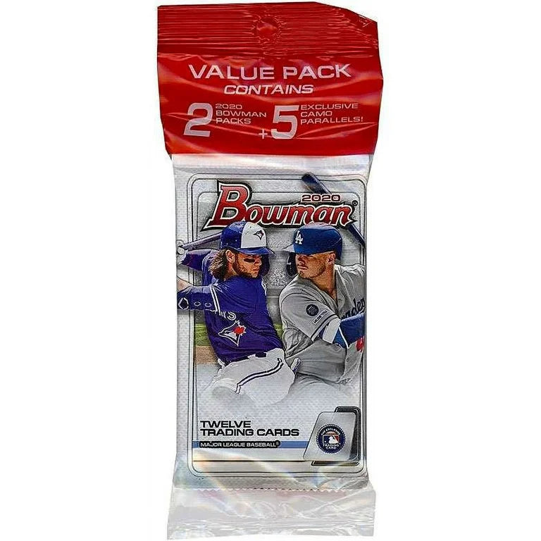 MLB Topps 2020 Bowman Baseball Trading Card VALUE Packs