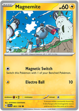 Load image into Gallery viewer, Scarlet and Violet Scarlet &amp; Violet - 063 Magnemite

