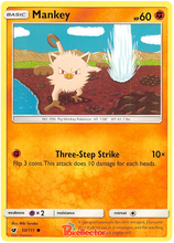 Load image into Gallery viewer, Sun and Moon Crimson Invasion - 050 Mankey
