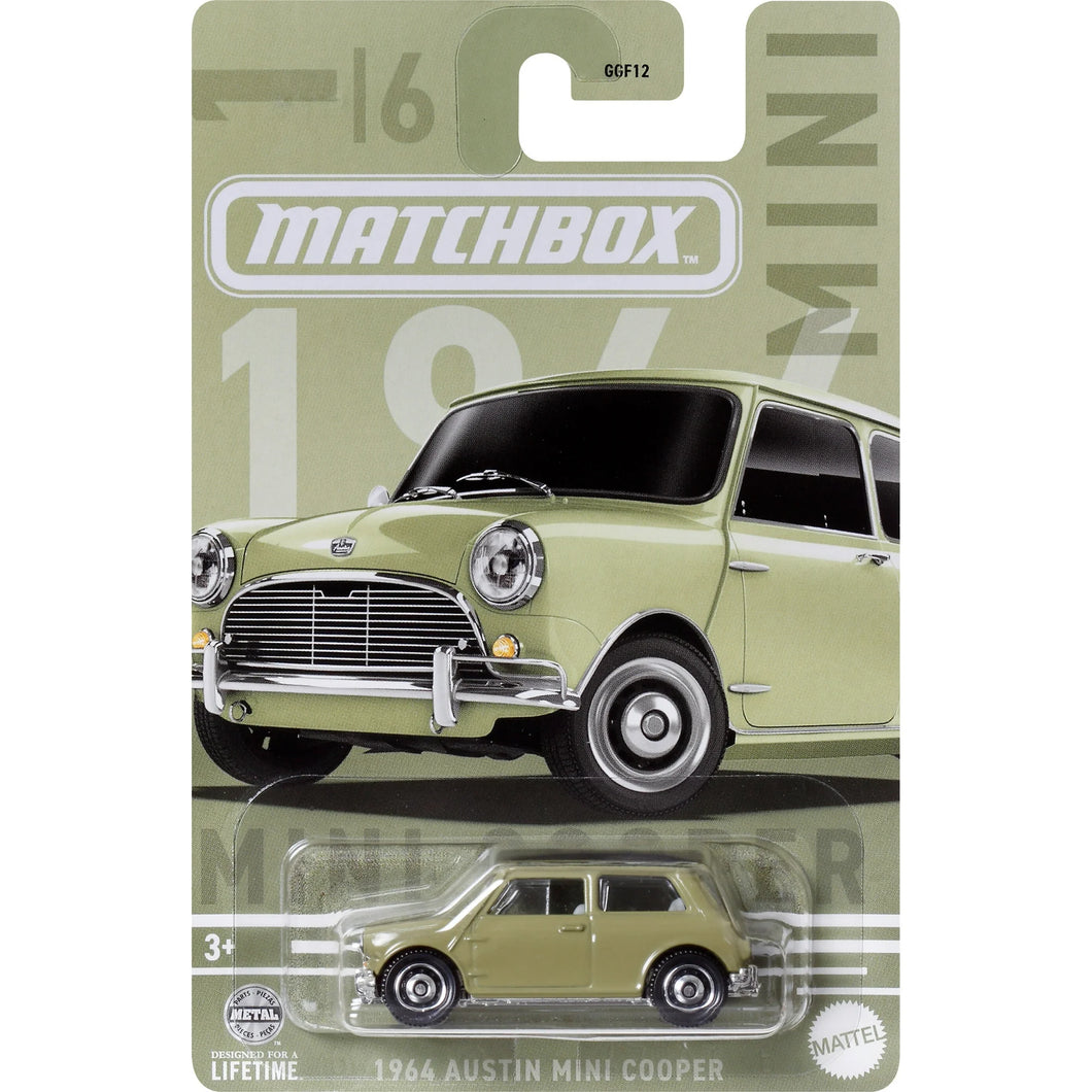 Matchbox 2024 MBX Team Mini 1/6 Green 1964 Austin Mini Cooper