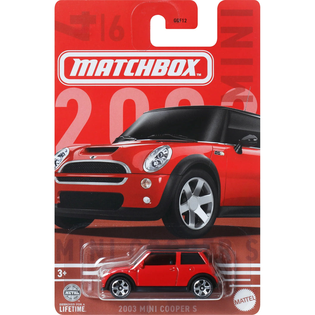 2024 Matchbox Mini Series #4 2003 Mini Cooper S CHILI RED | FSC