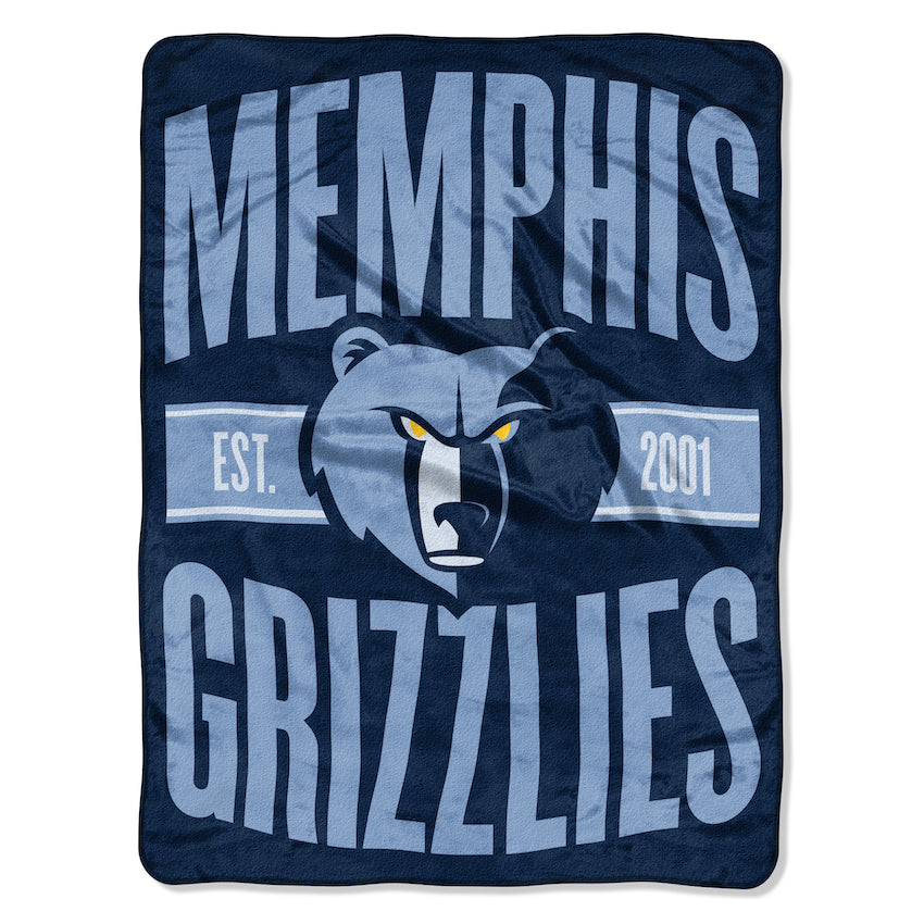 Memphis Grizzlies Micro Raschel Throw Blanket 50