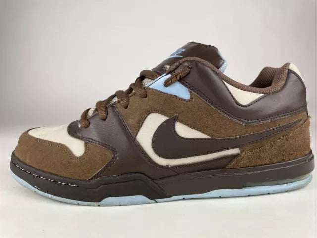 Rare 2008 Nike Low Dunk 2008 NYX Brown Baby Blue Size 10.5M / 12W