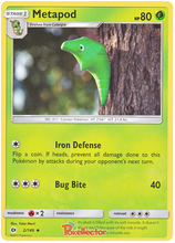 Load image into Gallery viewer, Sun and Moon Sun &amp; Moon - 002 Metapod
