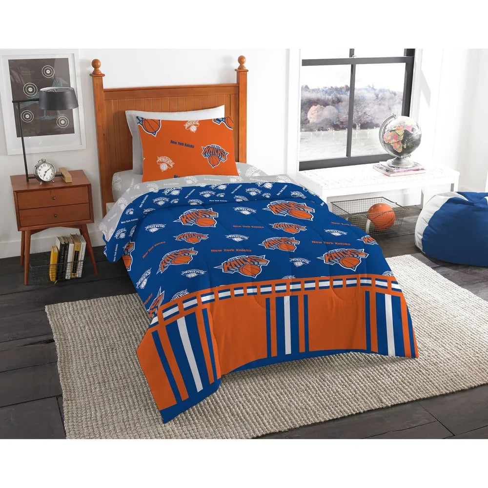 New York Knicks Twin Rotary Bed In Bags