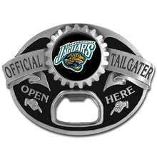 将图片加载到图库查看器，NFL Team Tailgater Belt Buckle Bottle Opener - Assorted Teams Choose Your
