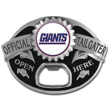 将图片加载到图库查看器，NFL Team Tailgater Belt Buckle Bottle Opener - Assorted Teams Choose Your
