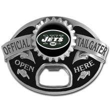 将图片加载到图库查看器，NFL Team Tailgater Belt Buckle Bottle Opener - Assorted Teams Choose Your
