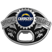 将图片加载到图库查看器，NFL Team Tailgater Belt Buckle Bottle Opener - Assorted Teams Choose Your

