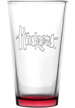 将图片加载到图库查看器，NCAA Teams 16 oz Pint Glass - Assorted Team &amp; Style Choose your
