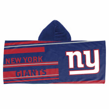 Load image into Gallery viewer, NFL New York Giants Juvy Hooded Towel 22&quot;x51&quot;
