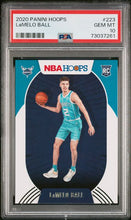 Load image into Gallery viewer, 2020-21 Panini NBA Hoops Lamelo Ball Base Rookie #223 RC PSA 10 - Hornets
