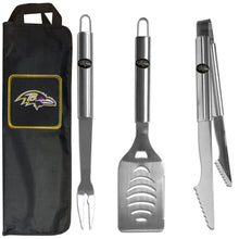 将图片加载到图库查看器，NFL Team 3 Piece Steel BBQ Set - Assorted Teams Choose Your
