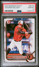Load image into Gallery viewer, 2022 Bowman Draft #BD168 Jackson Holliday PSA 10 GEM Mint
