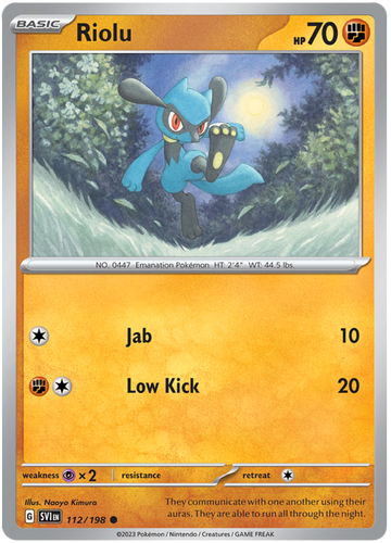 Scarlet and Violet Scarlet & Violet - 112 Riolu