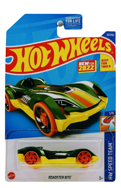 Hot Wheels Roadster Bite HW Speed Team 1/5 22/250 - Assorted