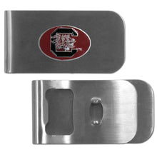 将图片加载到图库查看器，NCAA Team Money Clip Bottle Opener - Assorted Teams Choose Your

