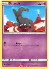 Load image into Gallery viewer, Sun and Moon Crimson Invasion - 046 Salandit
