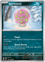 Load image into Gallery viewer, Scarlet and Violet Scarlet &amp; Violet - 129 Spiritomb
