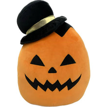 Load image into Gallery viewer, Squishmallows Riba the Jack O Lantern Wearing A Black Hat 16&quot; 2023 Halloween Collection Stuffed Plush
