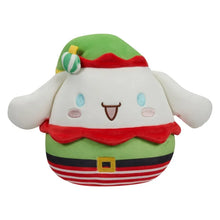 Load image into Gallery viewer, Squishmallows Cinnamoroll Wearing Elf Costume 8&quot; 2023 Sanrio Christmas Collection Stuffed Plush

